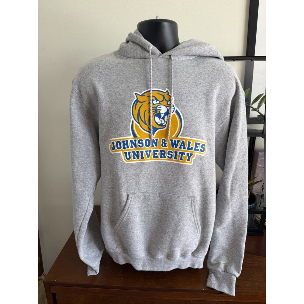 Y2K Champion Johnson & Wales University Wildcats Hoodie Pullover Sweatshirt M